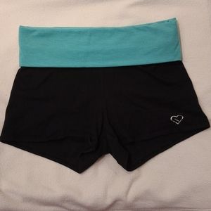 Foldover waistband shorts